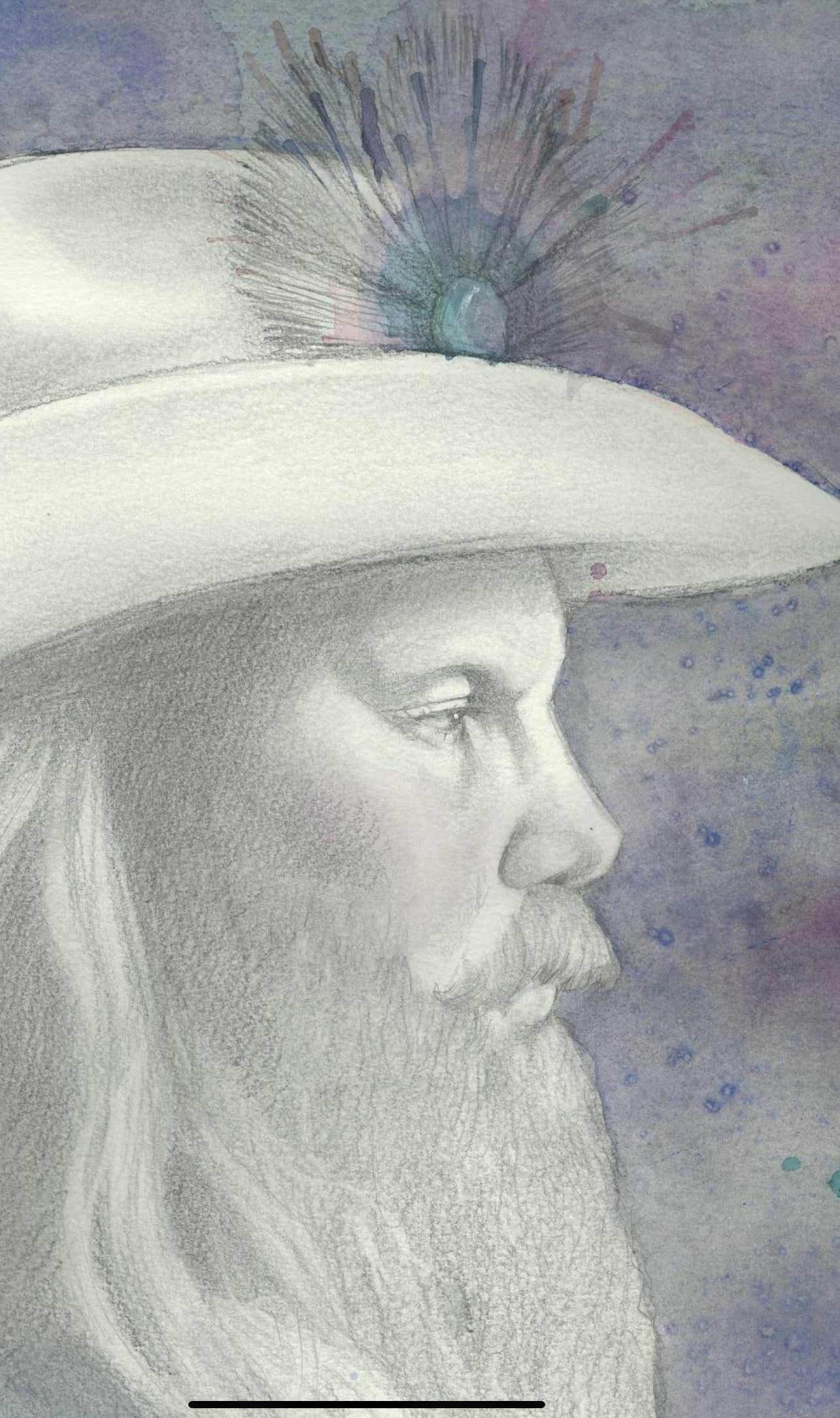 Framed Art Piece - Chris Stapleton Portrait